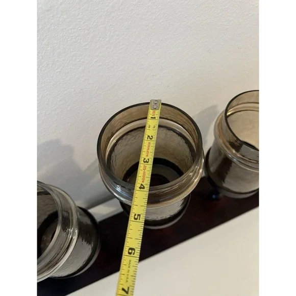 28" Hand Forged Bronze Hurricane Candelabra Candle Holder - Picture 7 of 10